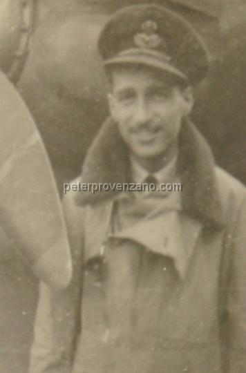 Peter Provenzano Photo Album Image_copy_023.jpg - Peter Provenzano next to an Avro Anson I.  RAF Station Tern Hill, fall of 1940.